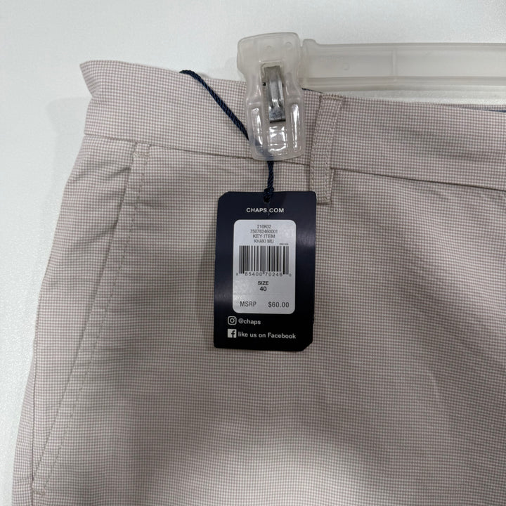 CHAPS COTTON CHINO SHORT BRAND NEW WITH STRETCH