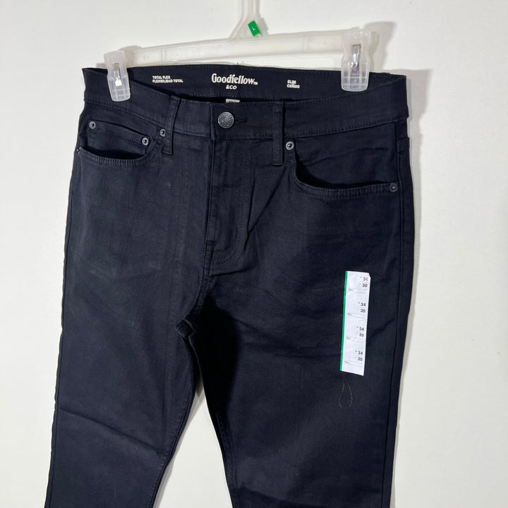 GOOD FELLOW &CO SLIM FIT DENIM PANT BRAND NEW WITH STRETCH BLACK COLOUR