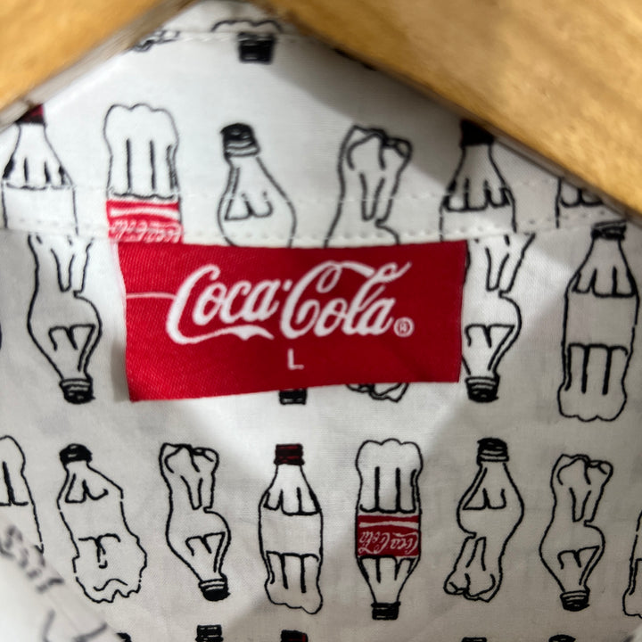 CACA COLA BUTTON DOWN HALF SLEEVES SHIRT BRAND NEW