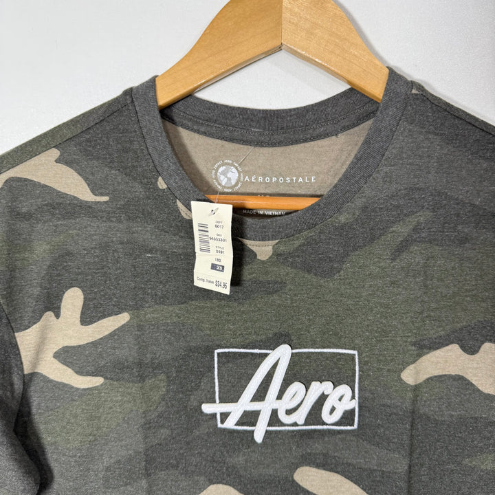AEROPOSTALE CAMOUFLAGE COTTON TSHIRT BRAND NEW