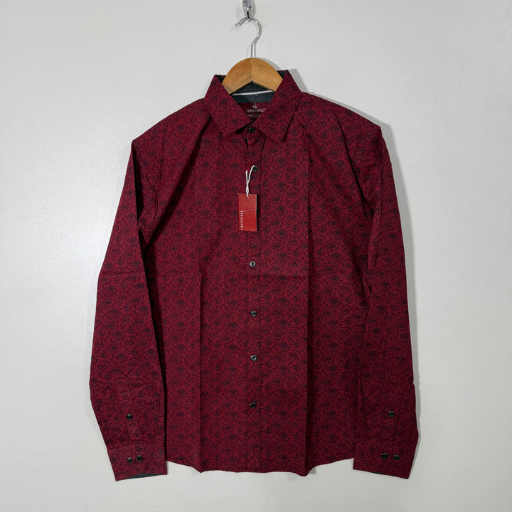 CONSEQUENCES PRINTED CASUAL COTTON SHIRT BRAND NEW
