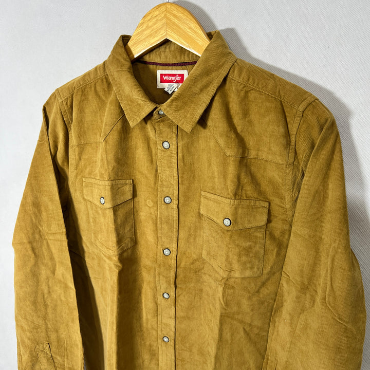 WRANGLER DOUBLE POCKETS CORDUROY SHIRT