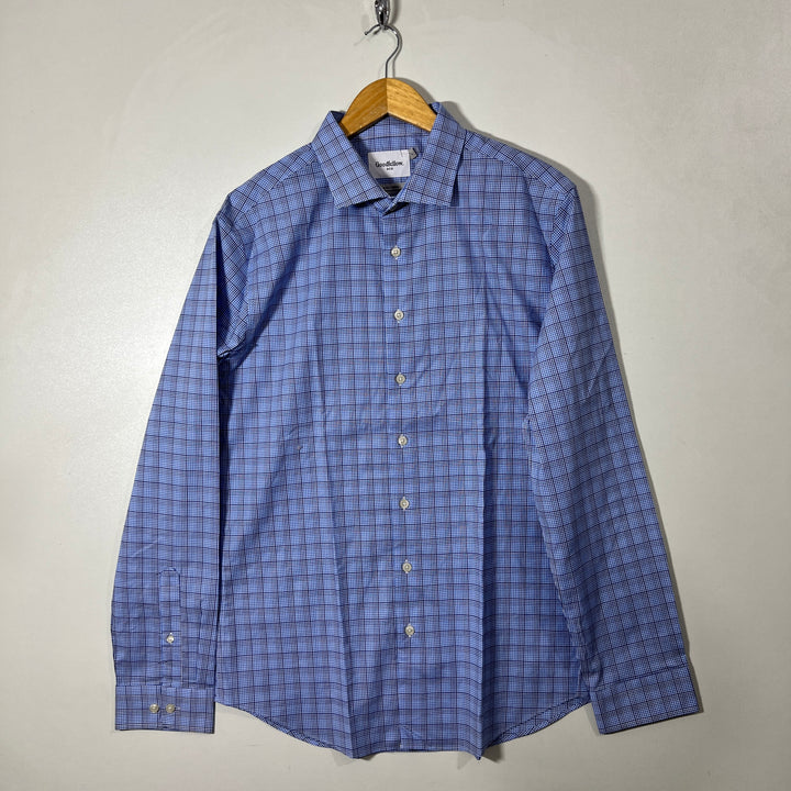 GOOD FELLOW &CO SLIM FIT CHECKERED SHIRT