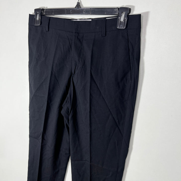 H&M SLIM FIT DRESS PANT WITH STRETCH BLACK COLOUR
