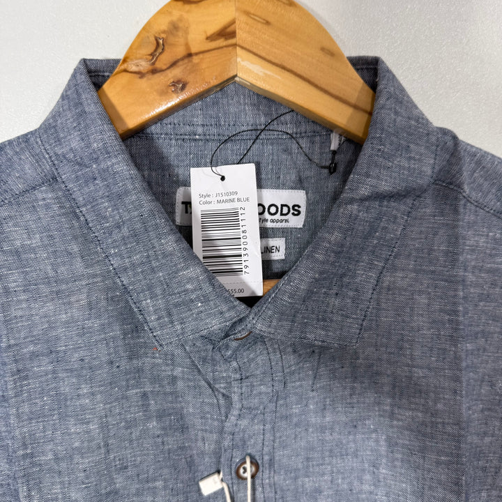 TALLWOODS WASHABLE LINEN HALF SLEEVES SHIRT BRAND NEW