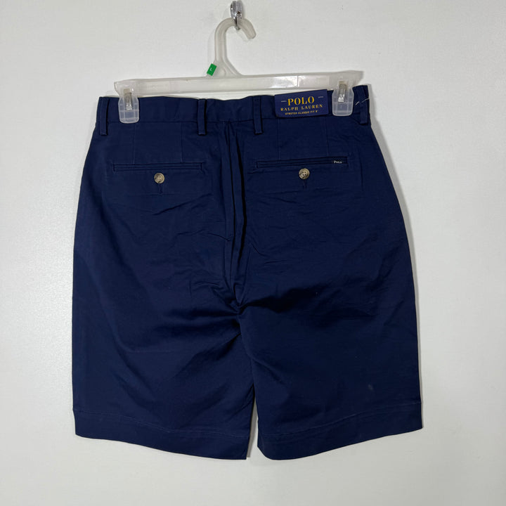 RALPH LAUREN POLO CLASSIC FIT COTTON CHINO SHORT BRAND NEW BLUE COLOUR WITH STRETCH