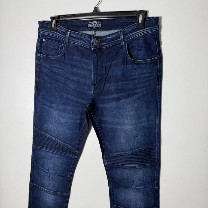 CELIO SLIM FIT DENIM PANT WITH STRETCH BLUE COLOUR