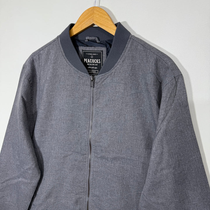 PEACOCKS BEN COLLAR BOMBER JACKET