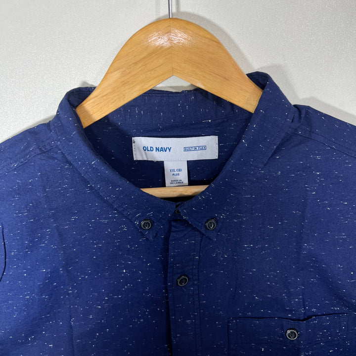 OLD NAVY BUTTON DOWN HALF SLE BES SHIRT