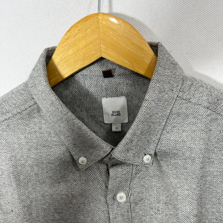 RIVER ISLAND BUTTON DOWN FLANNEL SHIRT