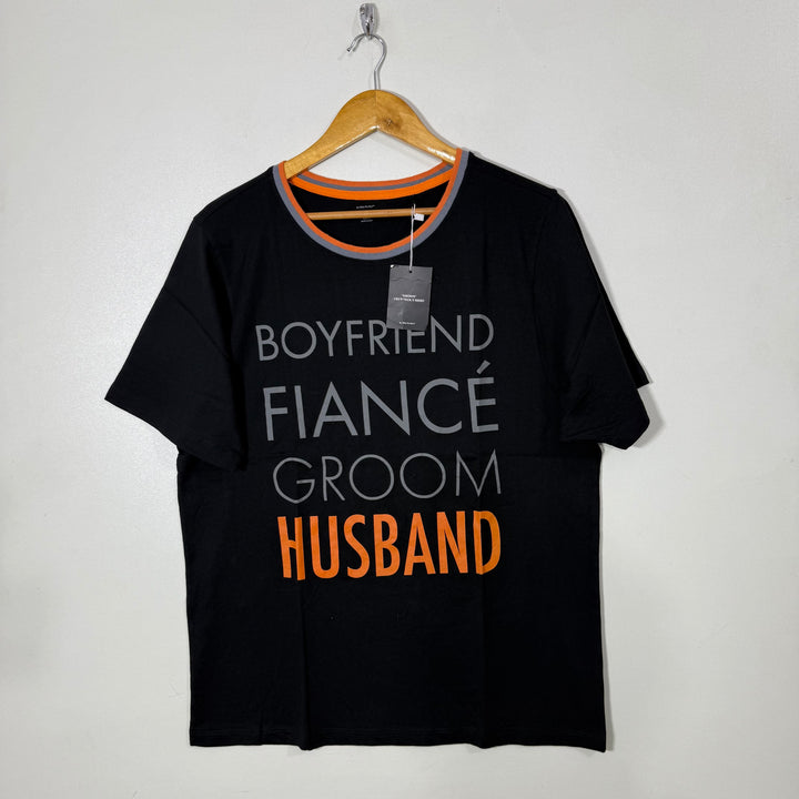 BY MISS TO MRS WOMEN COTTON TSHIRT BRAND NEW BLACK COLOUR