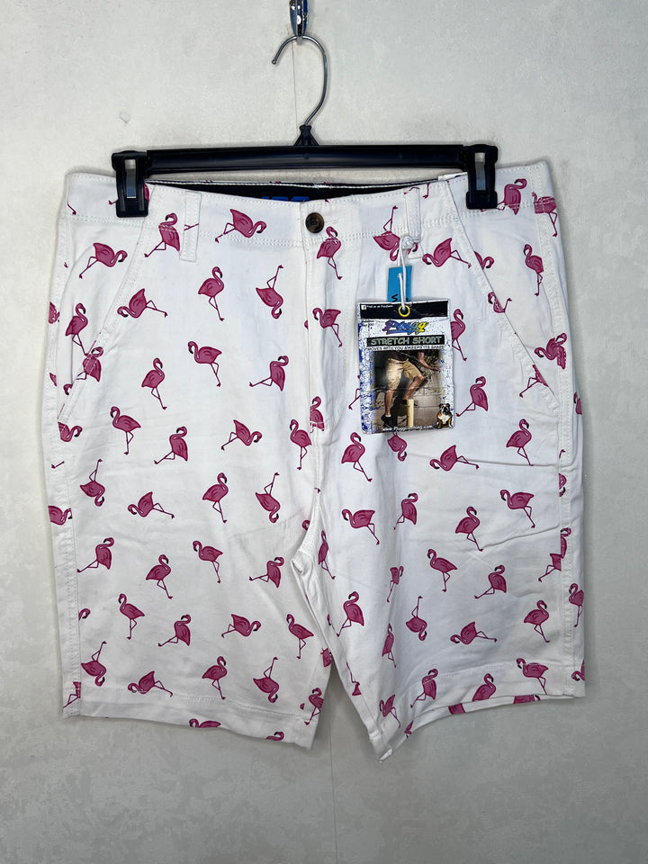 PLUGG FLEX WAIST PRINTED COTTON SHORT BRAND NEW