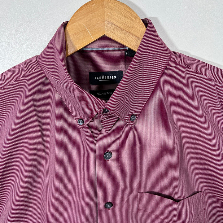 VAN HEUSEN BUTTON DOWN COTTON SHIRT