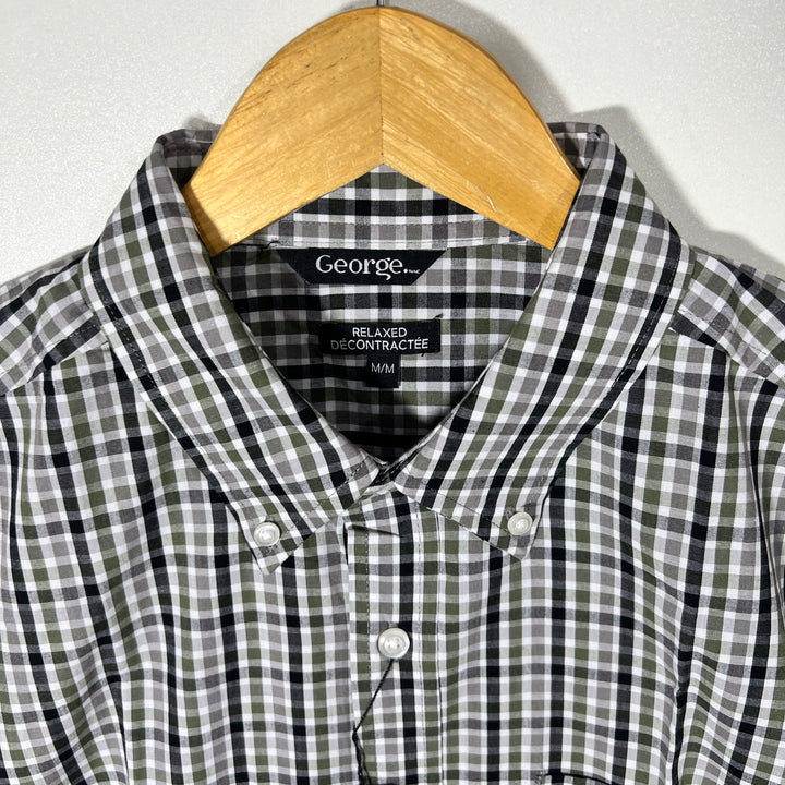 GEORGE BUTTON DOWN HALF SLEEVES SHIRT