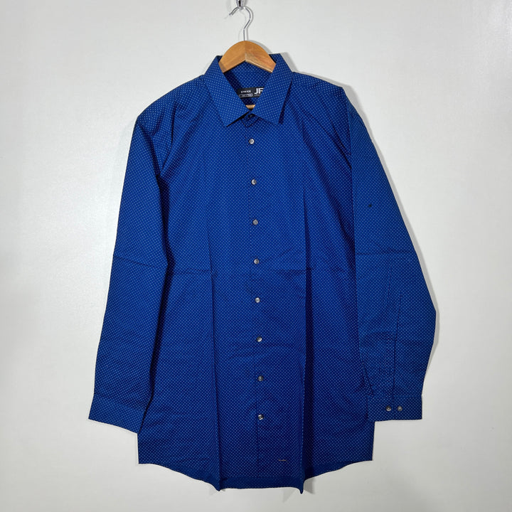 J.FERRAR BIG TALL COTTON SHIRT WITH STRETCH