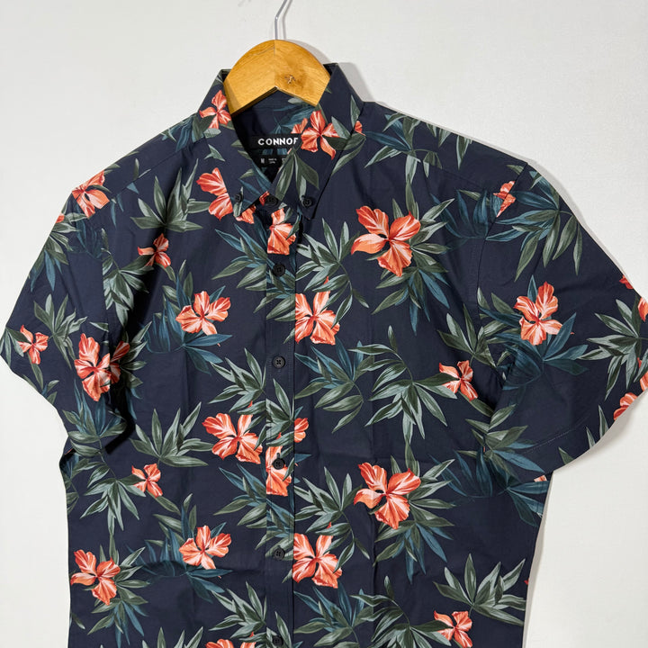 CONNOR BUTTON DOWN HALF SLEEVES COTTON SHIRT