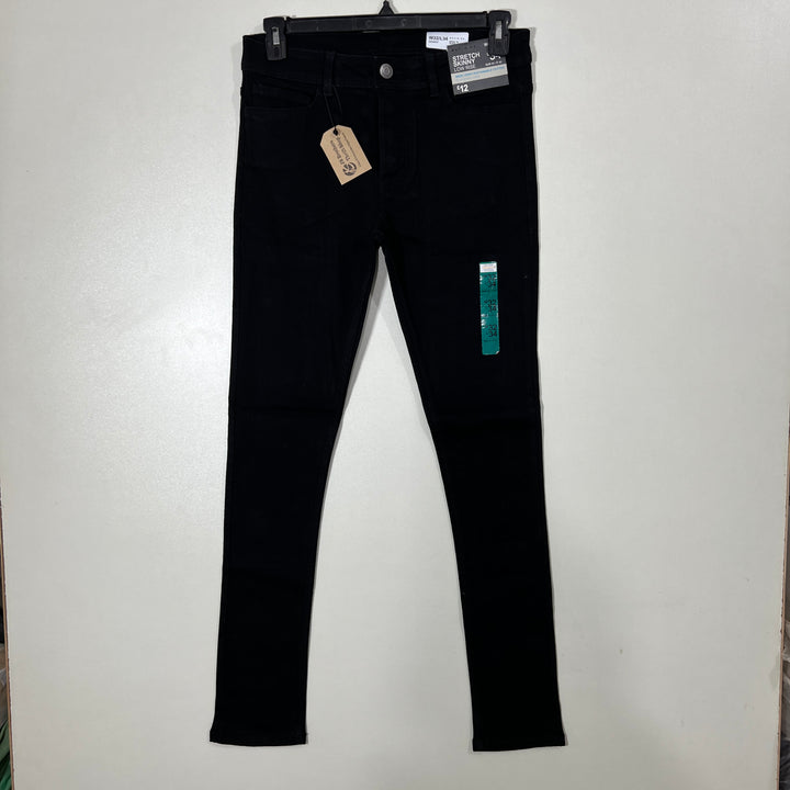 DENIM &CO SKINNY FIT DENIM PANT BRAND NEW WITH STRETCH BLACK COLOUR