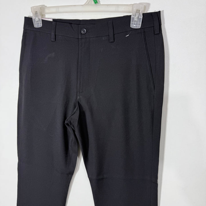 SAVANE FLAT FRONT STRETCH FABRIC MACHINE WASHABLE PREMIUM FLEX WAISTBAND DRESS PANT BRAND NEW BLACK COLOUR