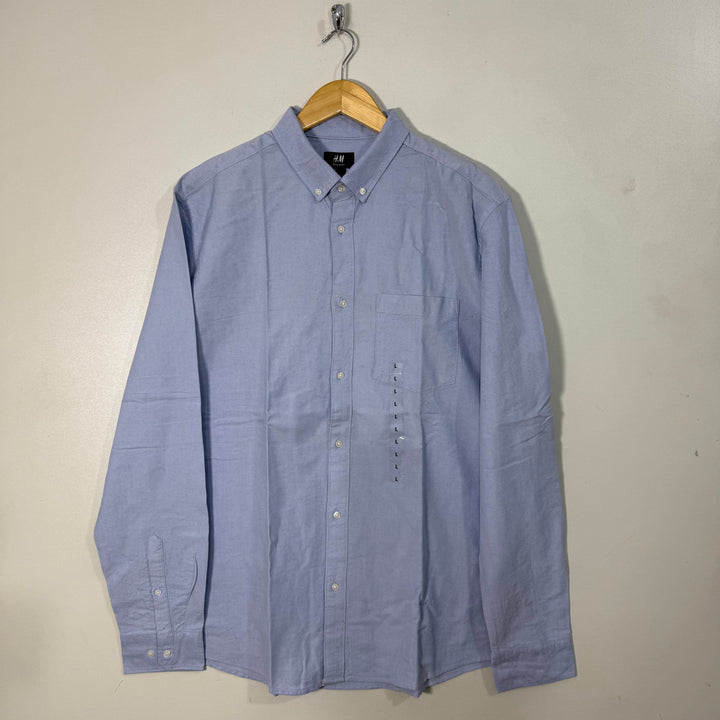 H&M BUTTON DOWN OXFORD COTTON SHIRT BRAND NEW