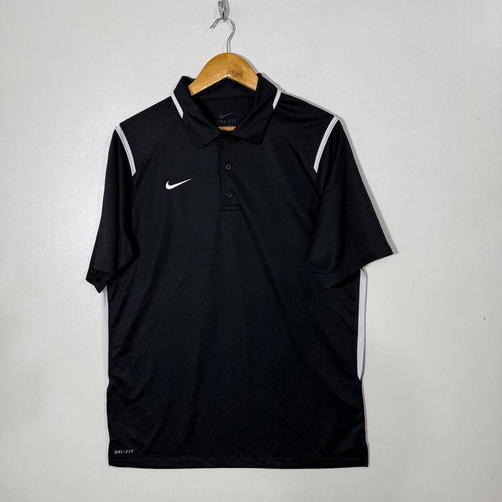 NIKE DRI FIT SPORT POLO TSHIRT BLACK COLOUR