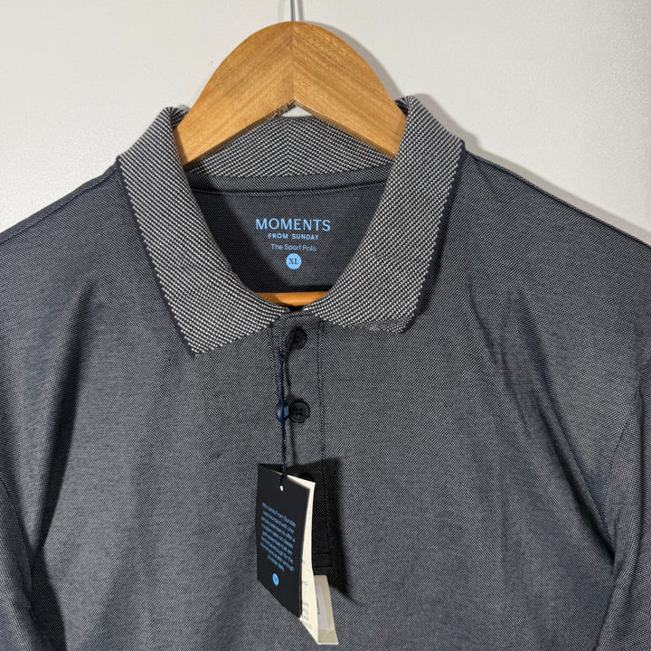 MOMENTS COTTON POLO TSHIRT BRAND NEW GREY COLOUR