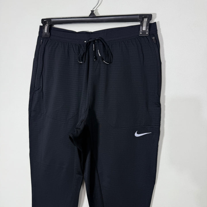 NIKE RUNNING DRI FIT SPORT TROUSER WITH SIDE ZIP POCKETS BLACK COLOUR