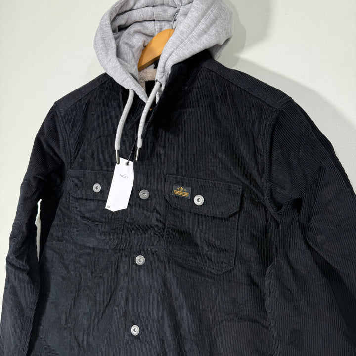 NEXT  CURDROY JACKET BRAND NEW INNER SHERPA LINNED WITH HOOD