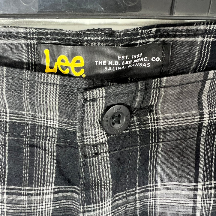 LEE CHECKERED CARGO COTTON SHORT