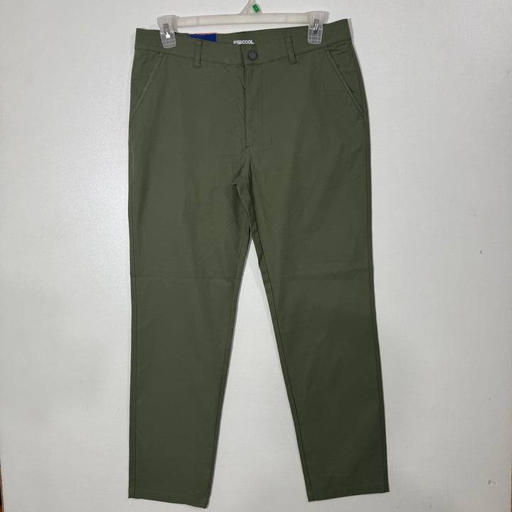 32 COOL STRAIGHT FIT PERFORMANCE PANT BRAND NEW WITH STRETCH GREEN COLOUR