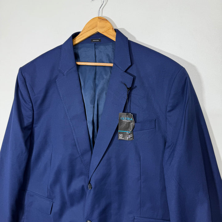 J FERRAR ULTRA COMFORT FEATURING ADJUSTEC STRETCH TECNOLOGY STRETCH FABRIC SUIT BRAND NEW BLUE COLOUR