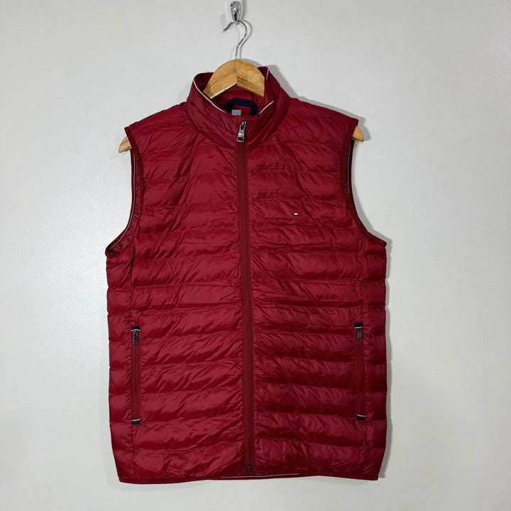 TOMMY HILFIGER CIRCULAR  SLEEVES LESS PUFFER JACKET BRAND NEW