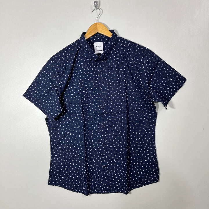 YD SLIM FIT HALF SLEEVES SHIRT