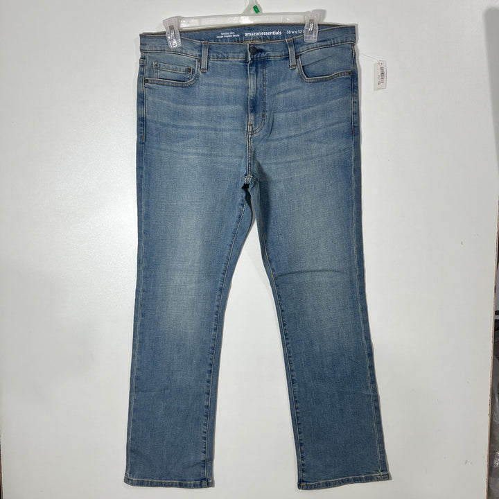 AMAZON ESSENTIAL SLIM BOOTCUT FIT DENIM PANT BRAND NEW WOTH STRETCH