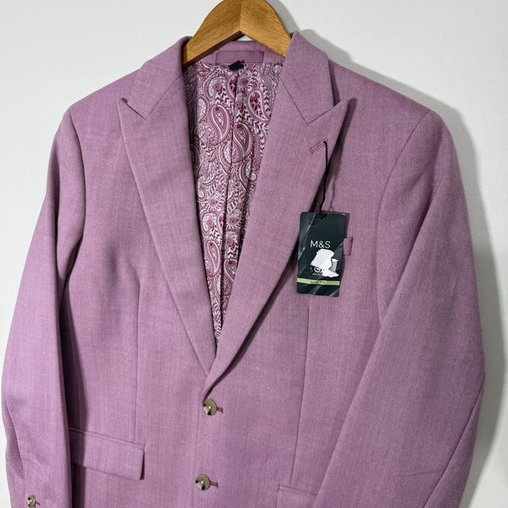 MARKS & SPENCER SLIM FIT WOOL BLEND BLAZER BRAND NEW