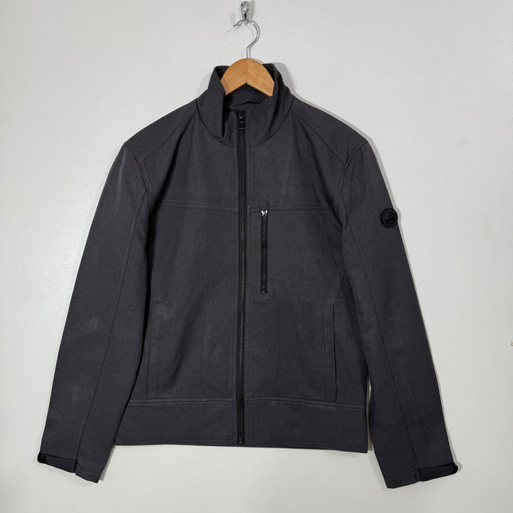 MICHAEL KORS SOFT SHELL WINDBREAKER JACKET INNER FLEECE GREY COLOUR