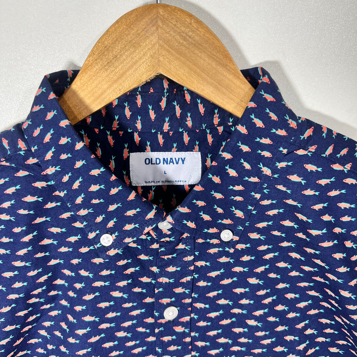 OLD NAVY BUTTON DOWN HALF SLEEVES SHIRT