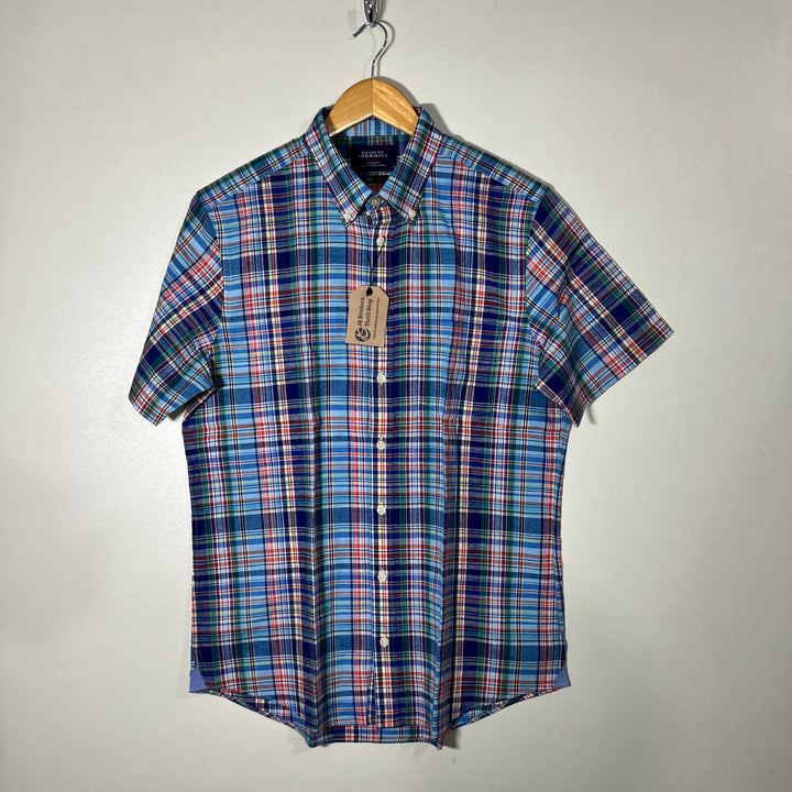 CHARLES TRY WHITT BUTTON DOWN HALF SLEEVES SHIRT