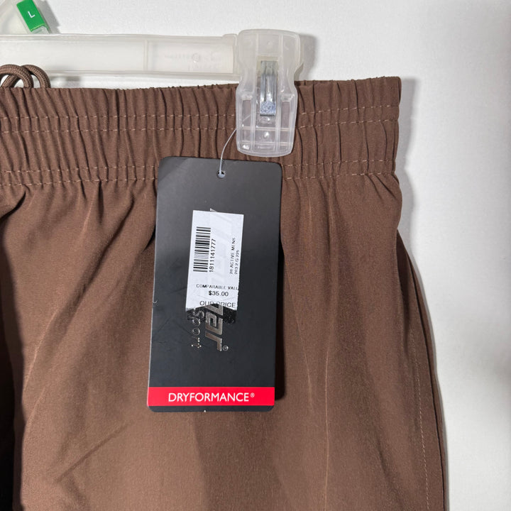 COUGAR WICKING BREATHABLE EASY CARE CARGO HYBRID SHORT BRAND NEW WITH STRETCH BROWN COLOUR