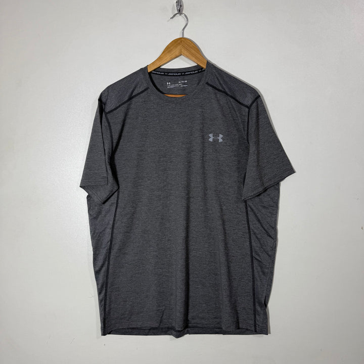 UNDER ARMOUR HEATGEAR FITTED SPORT TSHIRT GREY COLOUR