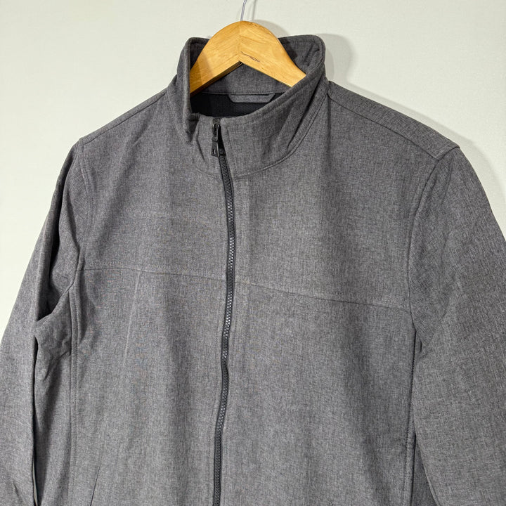 G.H. BASS & CO SOFT SHELL WINDBREAKER JACKET INNER FLEECE