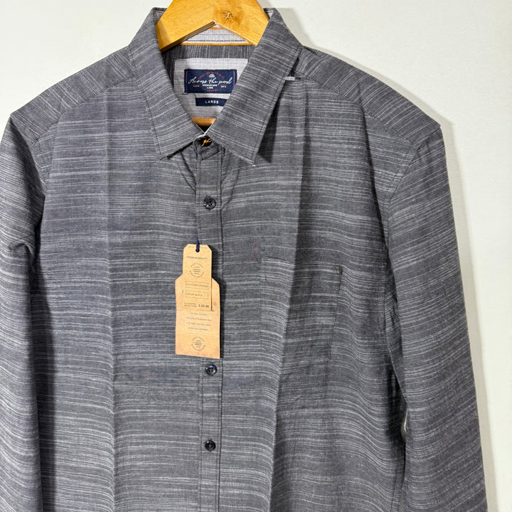 ACROSS THE POND CASUAL COTTON SHIRT BRAND BEW