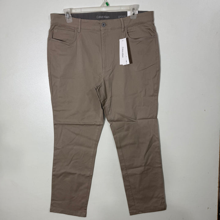 CALVIN KLEIN SLIM FIT INFINITY FLEX WAIST COTTON PANT BRAND NEW WITH STRETCH