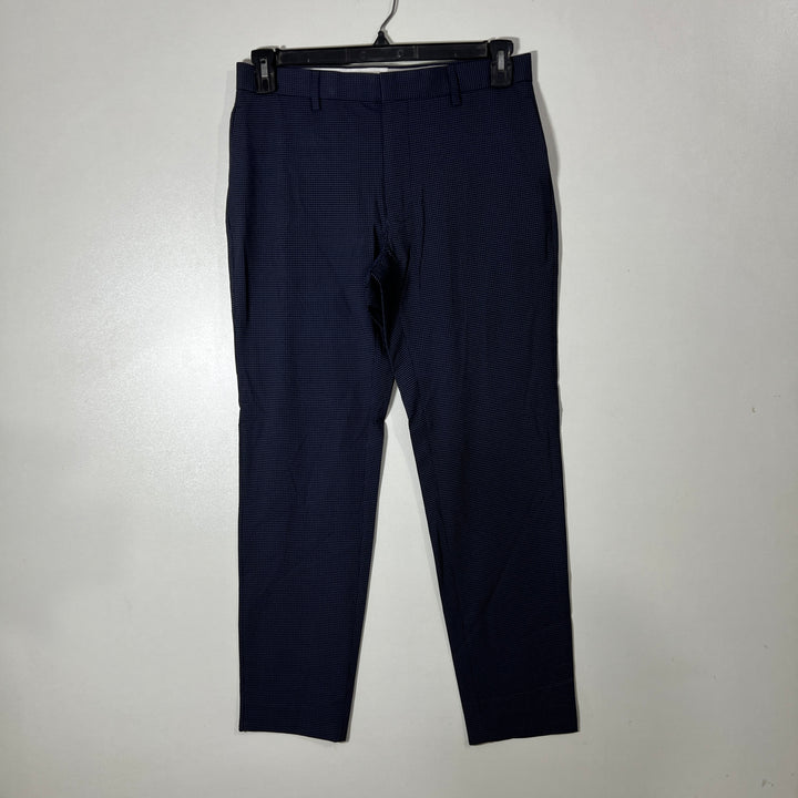 MARKS & SPENCER SKINNY FIT CHECKERED DRESS PANT WITH STRETCH