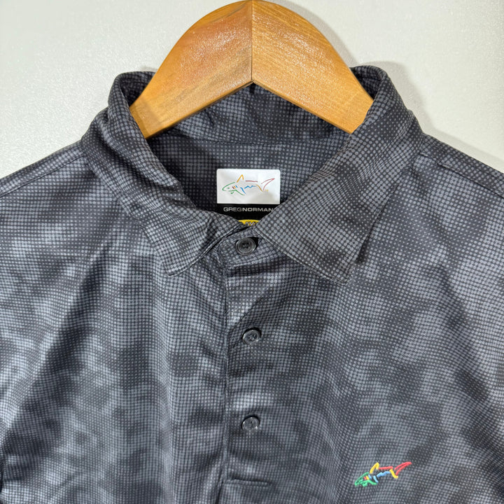 GREG NORMAN CAMOUFLAGE SPORT POLO TSHIRT
