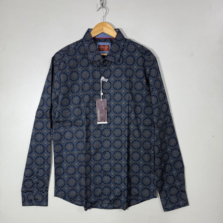 CONSEQUENCES PRINTED CASUAL COTTON SHIRT BRAND NEW