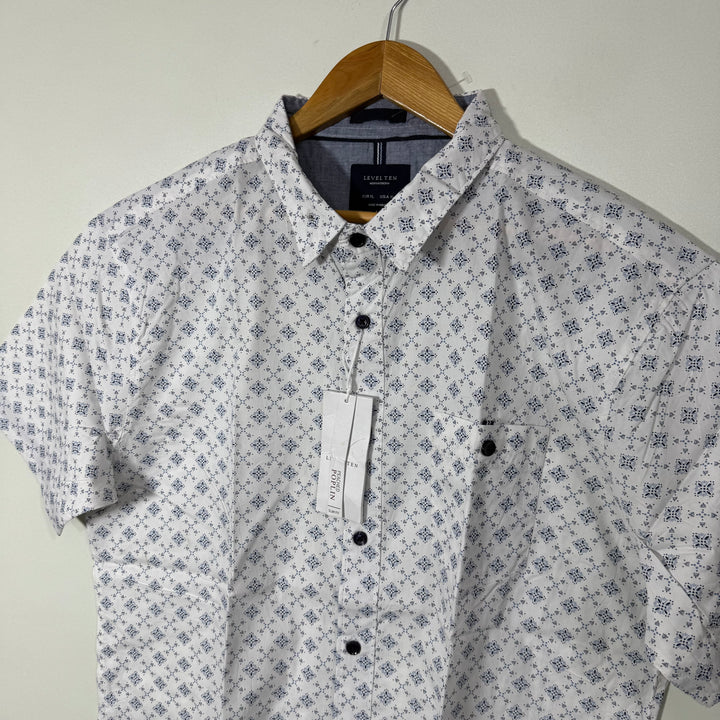 LEVEL TEN HALF SLEEVES COTTON SHIRT BRAND NEW