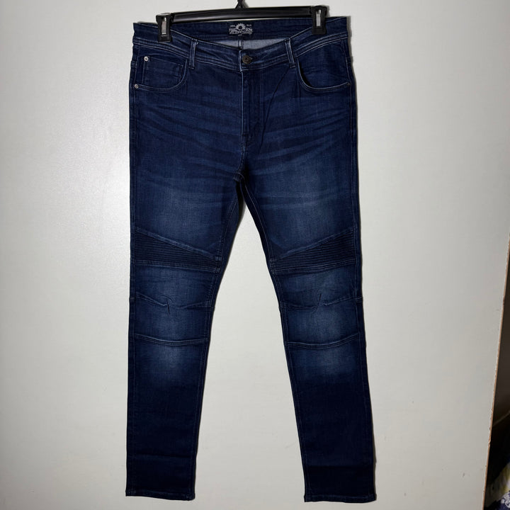 CELIO SLIM FIT DENIM PANT WITH STRETCH BLUE COLOUR