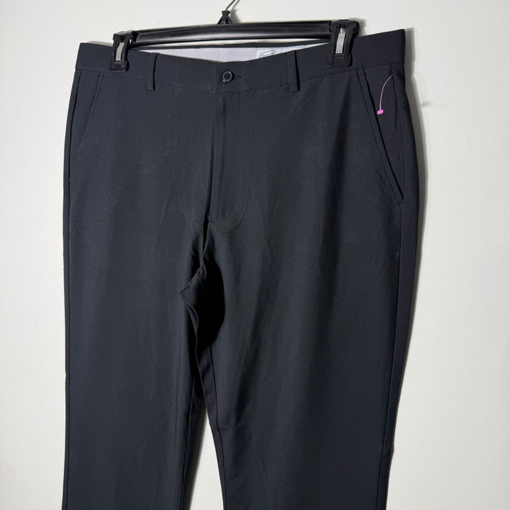GREG NORMAN STRAIGHT FIT PERFORMANCE PANT WITH STRETCH BLACK COLOUR