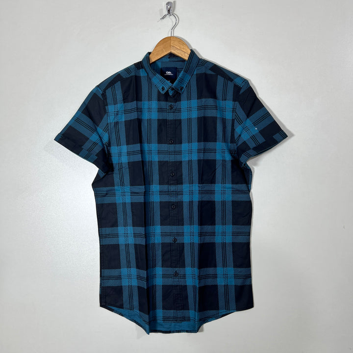 CLOCKHOUSE BUTTON DOWN HALF SLEEVES SHIRT