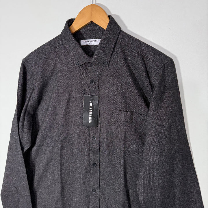 CEDAR WOOD STATE FLANNEL COTTON SHIRT BRAND NEW GREY COLOUR